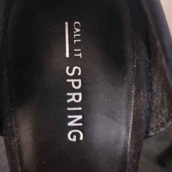 Black Silver Glitter High Heel (US8/UK6/39) New Call It Spring - Picture 4 of 4